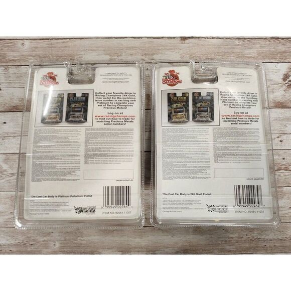 Racing Champions NASCAR 24K Gold & Platinum #10 Ricky Rudd 1:64 Diecast Cars Lot - Picture 2 of 8